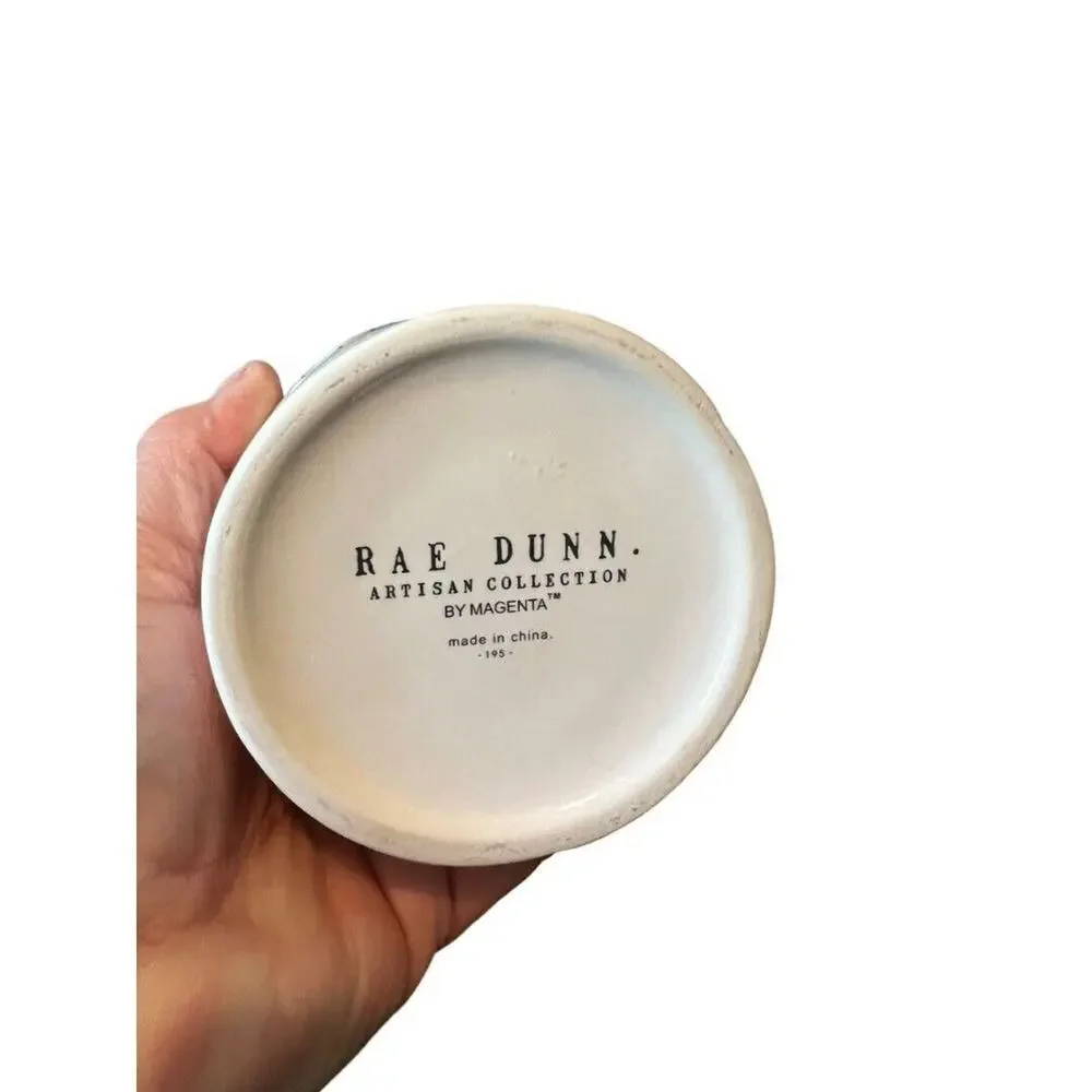Rae Dunn Believe Holiday Cup Vase Candle Holder